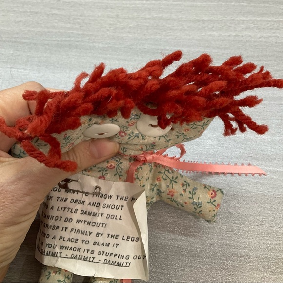 VINTAGE DAMMIT HANDMADE DOLL - Picture 4 of 6